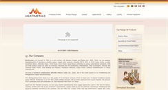 Desktop Screenshot of multimetals.in